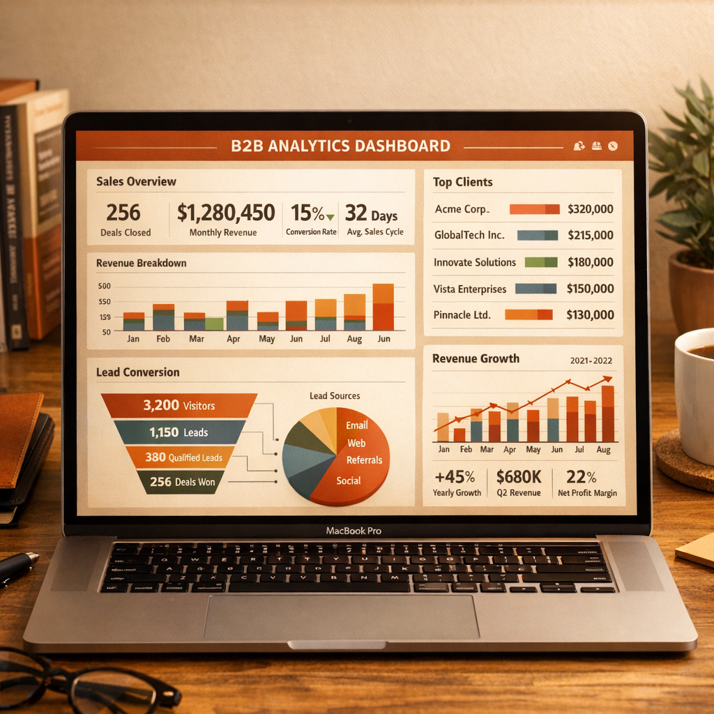 Crescita traffico organico per azienda B2B con funnel complesso